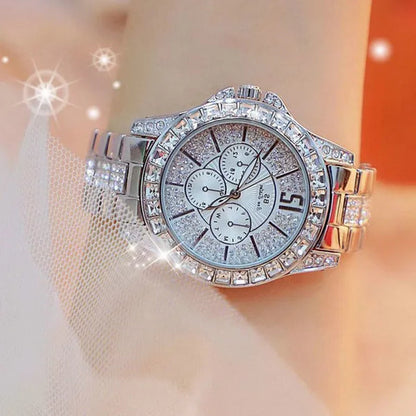 BS Bee Sister Luxury Creative Women Watches Gold Rhinestone Shining Design Bracelet Watches Ladies Women Wrist Watch Montre Femme