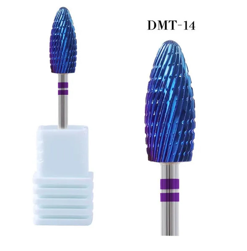 Tungsten Diamond Milling Cutter Nail Art Drill Bit for Manicure Nail Files Electric Rotary Mills Nail Gel Remove Grinder - WORLD TIME VISITS