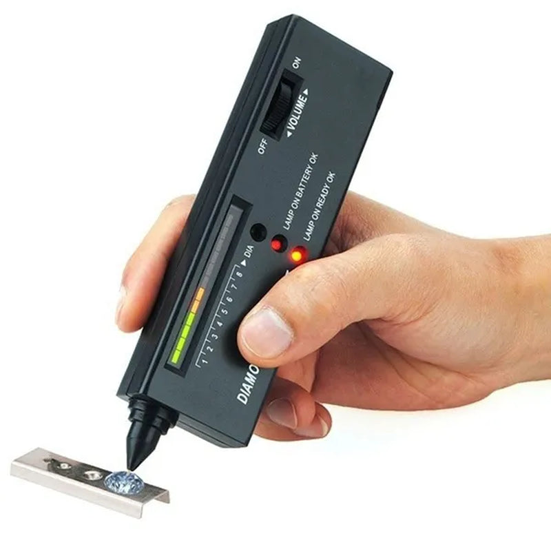 Jewellery Diamond Hardness Meter Gemstone Gem Tester Selector  LED Diamond Indicator Test Pen  Audio Portable  Jewelry Tester Tool