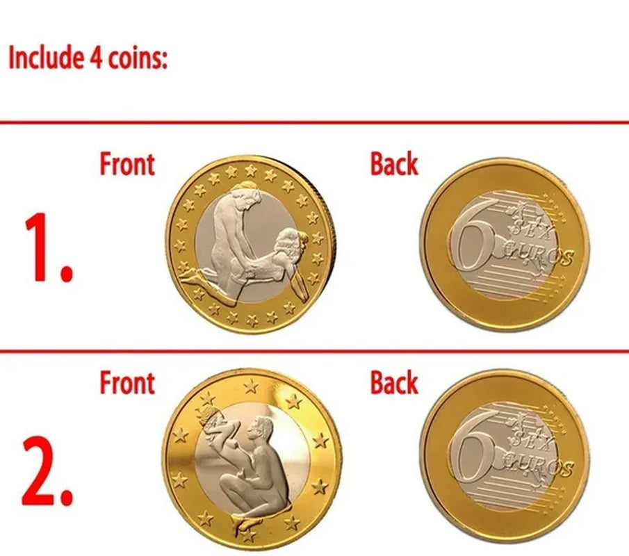 Special Offer Sale Sex Euros Coins Mix Order Pure Gold Coins Euro Coins Copy - WORLD TIME VISITS