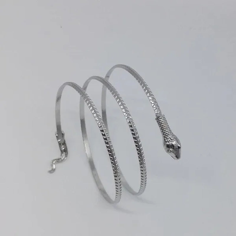 12/8/5/3/2/1Pcs:Ashion Personality Snake Bracelet, Metal Snake Bracelet, Gold and Silver Available