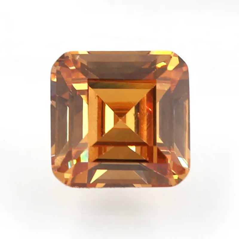8.0Ct Loose Gem Jewelry Cubic Zirconia Stone Jewelry Making Gemstone AAAA Grade VVS Size 10Mm/1Pcs - WORLD TIME VISITS