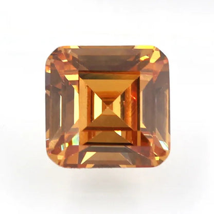 8.0Ct Loose Gem Jewelry Cubic Zirconia Stone Jewelry Making Gemstone AAAA Grade VVS Size 10Mm/1Pcs - WORLD TIME VISITS