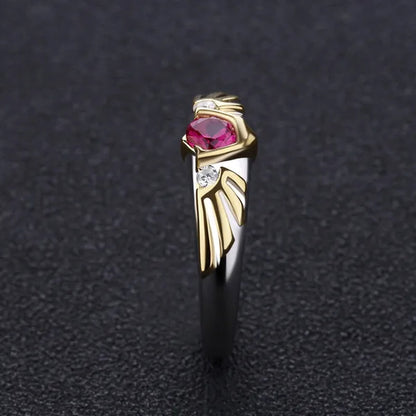 3PCS Zora‘s Sapphire Kokiri's Emerald Goron's Ruby Gold Plated Ring