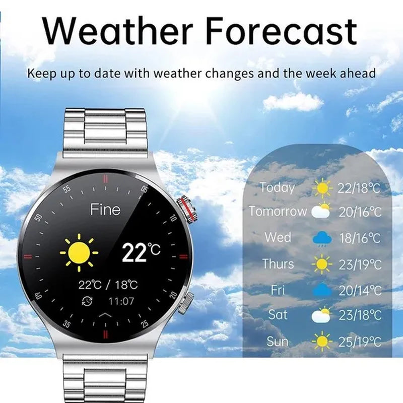 LIGE Bluetooth Call Smart Watch Men HD Screen Sports Bracelet Waterproof ECG Health Monitor Men SmartWatch For Uhren