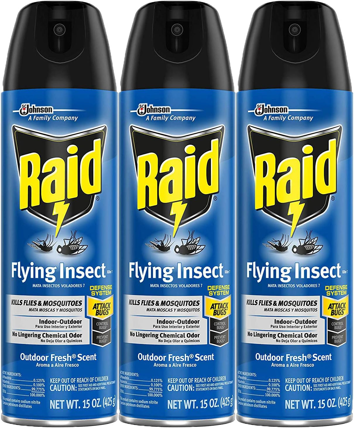 Flying Insect Killer, 15 Ounce (Pack of 3)