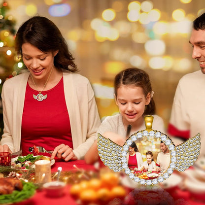 36 Pieces 25Mm Rhinestone Pendant Set, 12 Pieces 3 Shape Rhinestone Wing Bezel Pendant Tray 12 Piece Clear Glass Cabochons 12 Pieces Lobster Clasp Link Necklace Chain for DIY Jewelry Craft