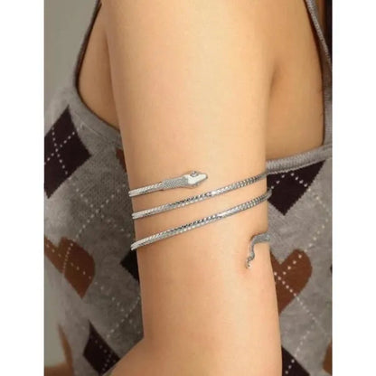 12/8/5/3/2/1Pcs:Ashion Personality Snake Bracelet, Metal Snake Bracelet, Gold and Silver Available