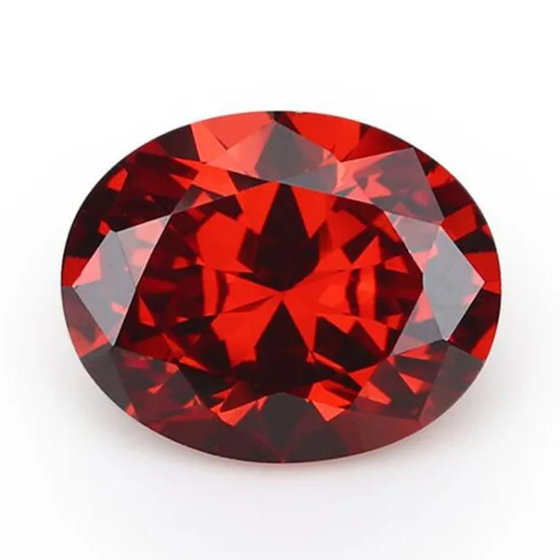 2PC 2.0Ct Loose Gemstone Oval Cut Cubic Zirconia Stone Jewelry Production Craft Bead Grade VVS 6*8Mm /0.23*0.31Inch