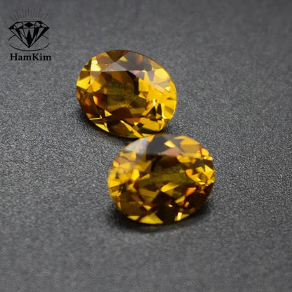 Natural Unheated AAAA 7.50 Cts AAAAA Gemstone Yellow Sapphire 10X12Mm Oval Cut Gem Sri-Lanka VVS Loose Gemstone Jewelry