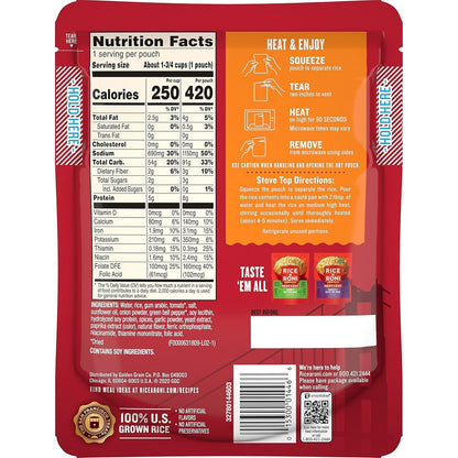 Heat Eat Spanish Rice Oz Packet, 8.8 Ounce - WORLD TIME VISITS
