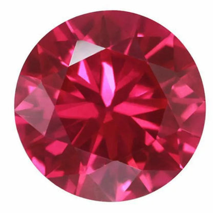 Large Ruby Unheated 10.50 Cts Natural Mined 11.0mm Sri-Lanka Garnet Ruby Pigeon Red Round Cut VVS Loose Gem
