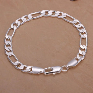 New 925 Sterling Silver Bangle Bracelets Party Gift Fashion Jewelry