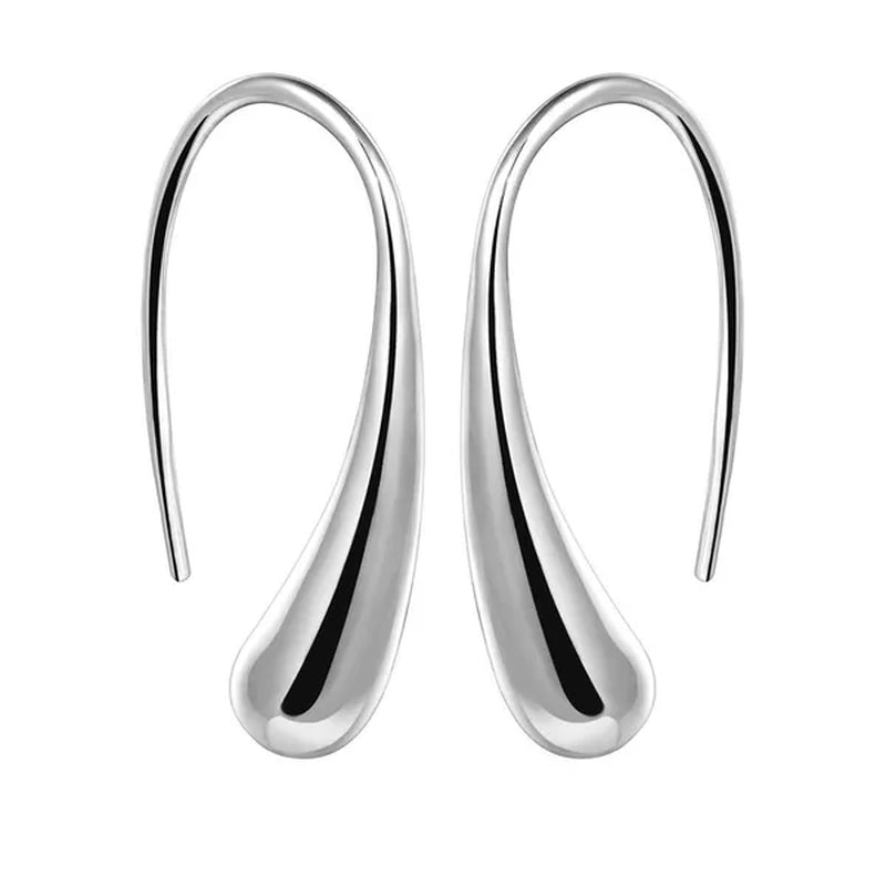 925 Sterling Silver Earing / Lovely / 925 Crystal Dangle Earrings Trendy Earrings