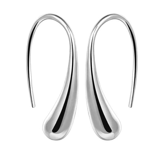 925 Sterling Silver Earing / Lovely / 925 Crystal Dangle Earrings Trendy Earrings