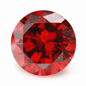 Unheated 10.50 Cts Natural Mined 10Mm Sri-Lanka Garnet Ruby round Cut VVS Gem