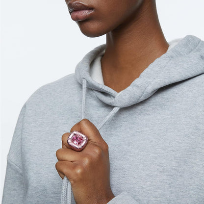 Dulcis Cocktail Ring Jewelry Collection, Pink Crystals