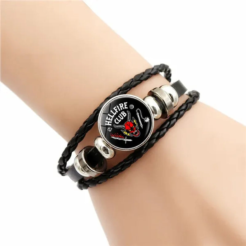 12 Styles Stranger Things 4 Hellfire Club Time Gem Bracelets & Bangles for Unisex Women Men Fashion Jewelry Gifts - WORLD TIME VISITS