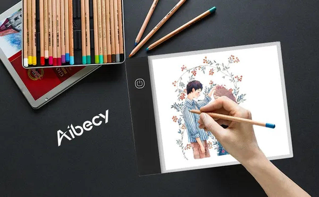 LED A3/A4/A5 Graphic Tablet Light Pad Digital Tablet Copyboard with 3-Level Adjustable Brightness for Tracing Drawing Copying Viewing DIY Art Craft Diamond Painting Supplies