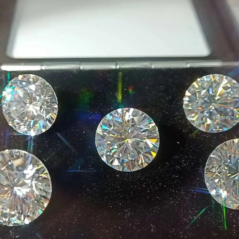 Excellent Loose Gemstones Moissanite Diamond Best G-H Color  Undefined Cut Gem Stone For Jewelry Diamond Ring