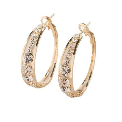 Luxury Fashion Creative Zircon Earrings Natural Zircon Earrings Golden Silvery Black Rose Golden Women's Earrings Wedding Engagement Wedding Earrings Jewelry Birthday Party Anniversary Gift - WORLD TIME VISITS