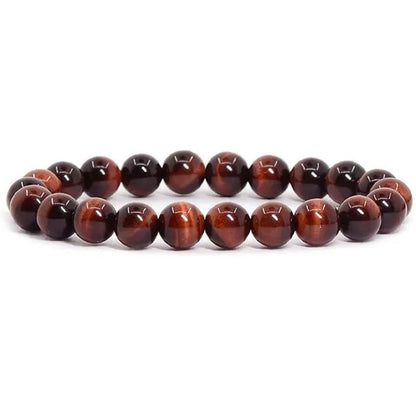 6mm 8mm Natural Stone Chakra Beaded Charm Bracelets Tiger Eye Amethyst Lapis Lazuli Healing Beads Bracelet Women Yoga Jewelry