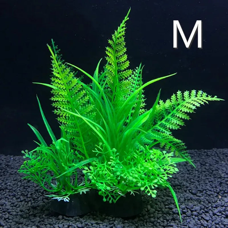 Simulation Artificial Plants Aquarium Decor Water Weeds Ornament Plant Fish Tank Aquarium Grass 14Cm Decoration
