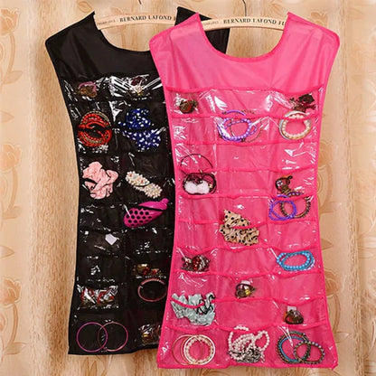 New Jewelry Large Hanging Storage Bag Jewelry Holder Necklace Bracelet Earring Ring Organizer Bag