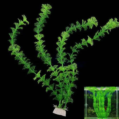 Delysia King Aquarium Fish Tank Decoration Aquatic Plants Artificial Green Grass