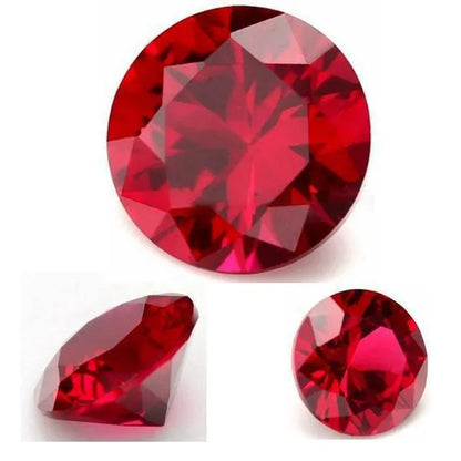 Natural Ruby AAAA+ Unheated 10.50 Cts Natural Mined 11.0Mm Sri-Lanka Garnet Red Ruby round Cut VVS Loose Gem