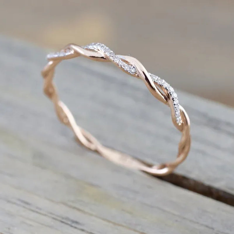Twisted Shape,Diamond Wedding Band ,FULL Eternity Ring,engagement Ring,stacking Matching Band,anniversary Ring,curved Design