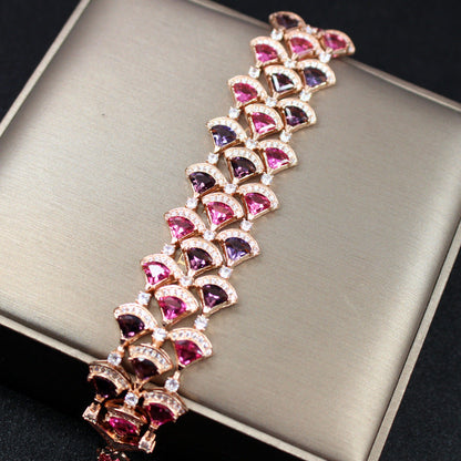 European and American Cross-Border Accessories Caibao Fan-Shaped Bracelet