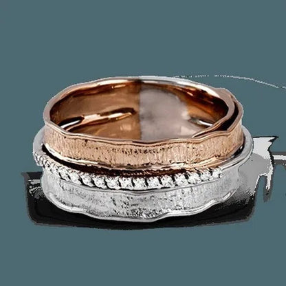 Delysia King Two - layer Zircon Ring - WORLD TIME VISITS