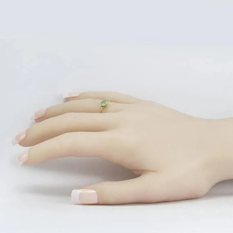 Delysia King  Water drop pear shaped ring