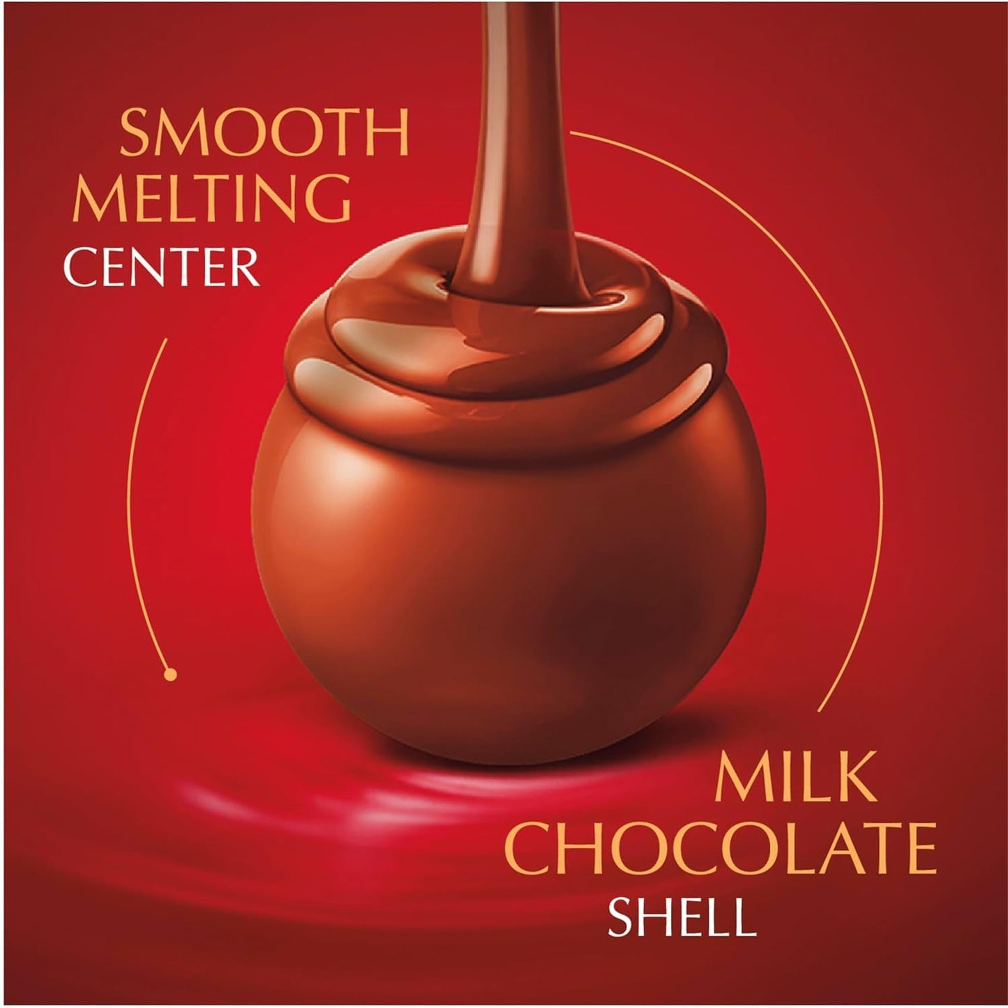 LINDOR Milk Chocolate Candy Truffles, Milk Chocolate with Smooth, Melting Truffle Center, 5.1 Oz. Bag
