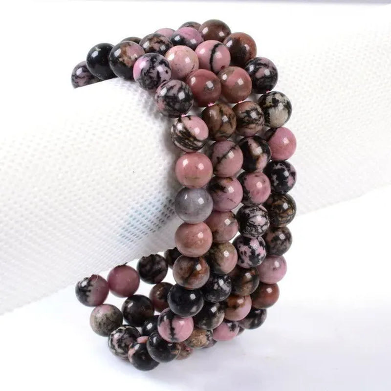 6mm 8mm Natural Stone Chakra Beaded Charm Bracelets Tiger Eye Amethyst Lapis Lazuli Healing Beads Bracelet Women Yoga Jewelry