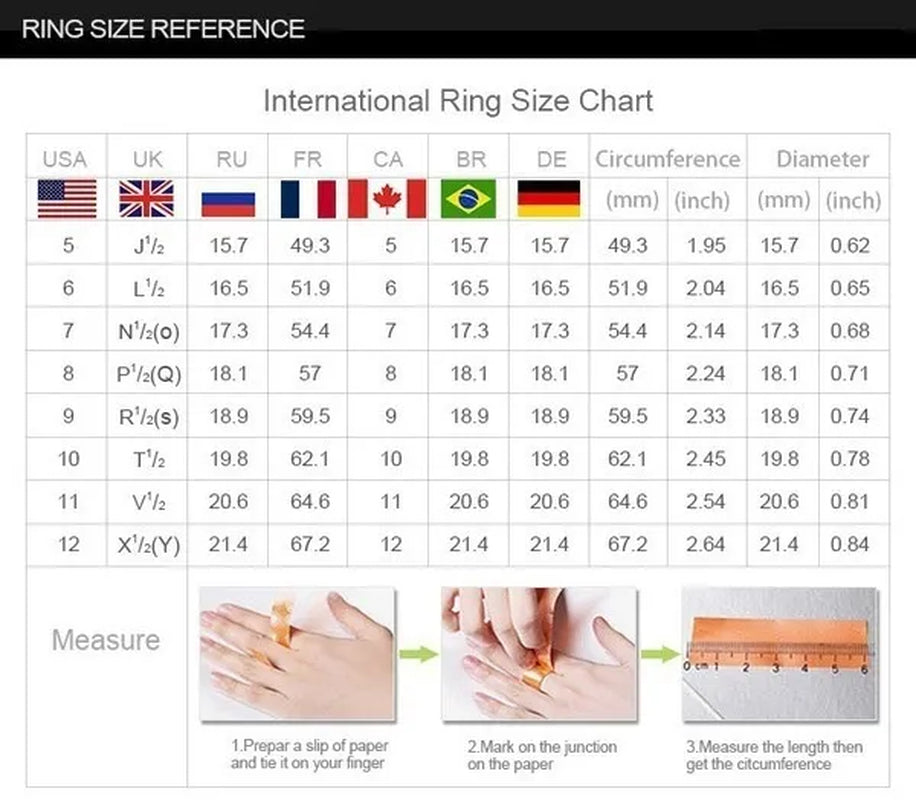 Fashion 925 Sterling Silver 18K Gold Sapphire Ruby Diamond Ring Anniversary Gift Engagement Bridal Wedding Rings Jewelry
