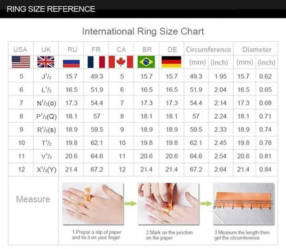 Fashion 925 Sterling Silver 18K Gold Sapphire Ruby Diamond Ring Anniversary Gift Engagement Bridal Wedding Rings Jewelry