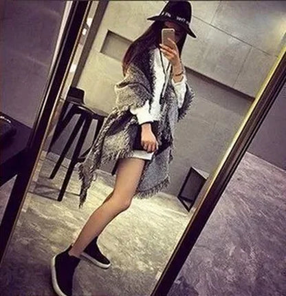 2023 Winter Spring Women'S Scarf Warm Wool Cashmere Stole Scarves Vintage Scarf Elegant Scarf Shawl