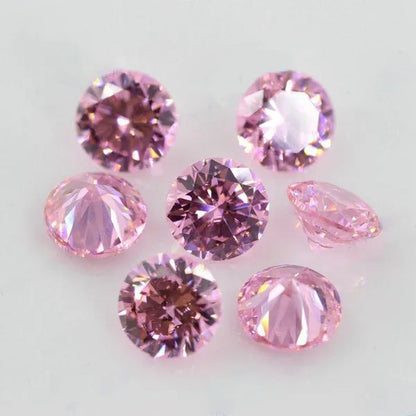 Round brilliant diamond-cut Moissanite bulk jewelry