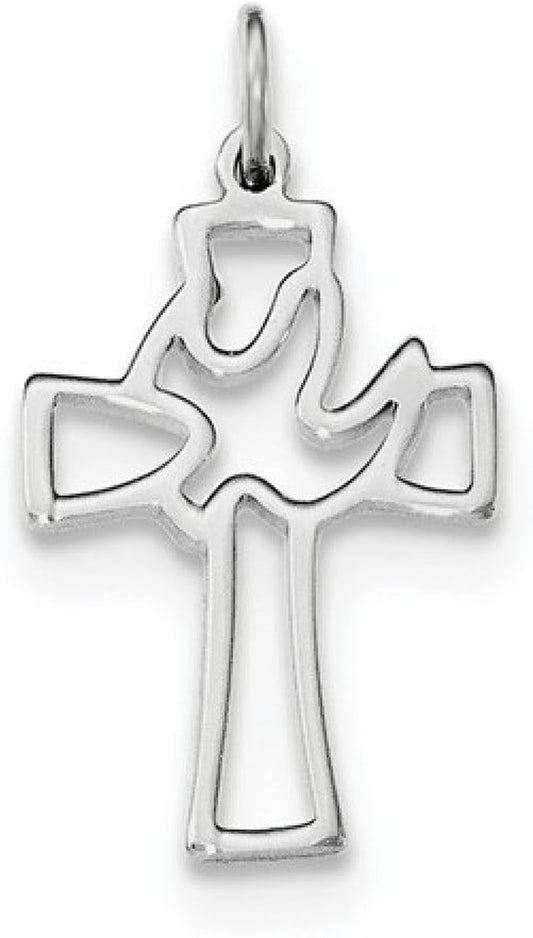 Holy Spirit of Promise Dove Cross Pendant