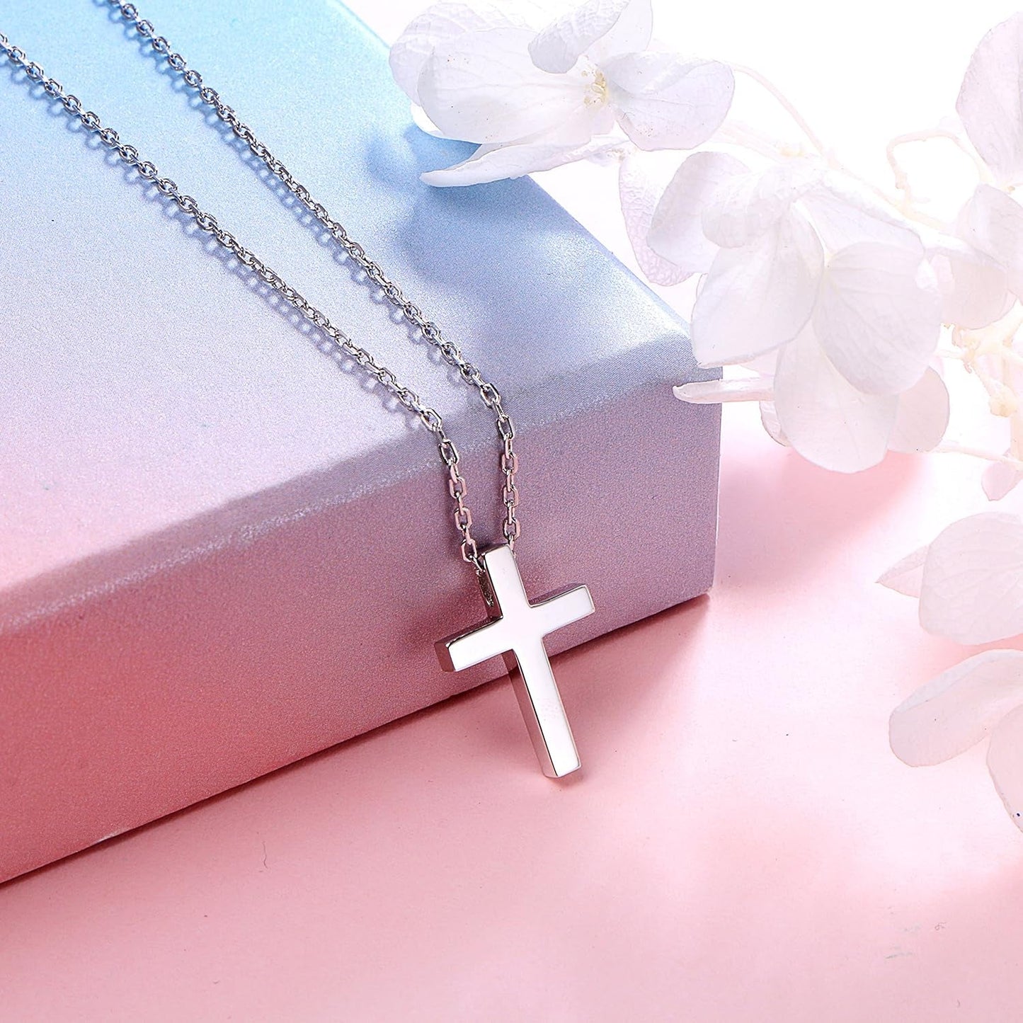 S925 Sterling Silver Small Cross Pendant Necklace Bracelet Earrings