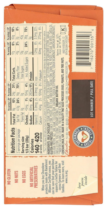 Pretzel in Milk Chocolate, 2.9 Oz