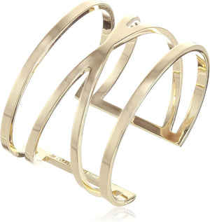 Vince Camuto Goldtone Double V Cuff Bracelet