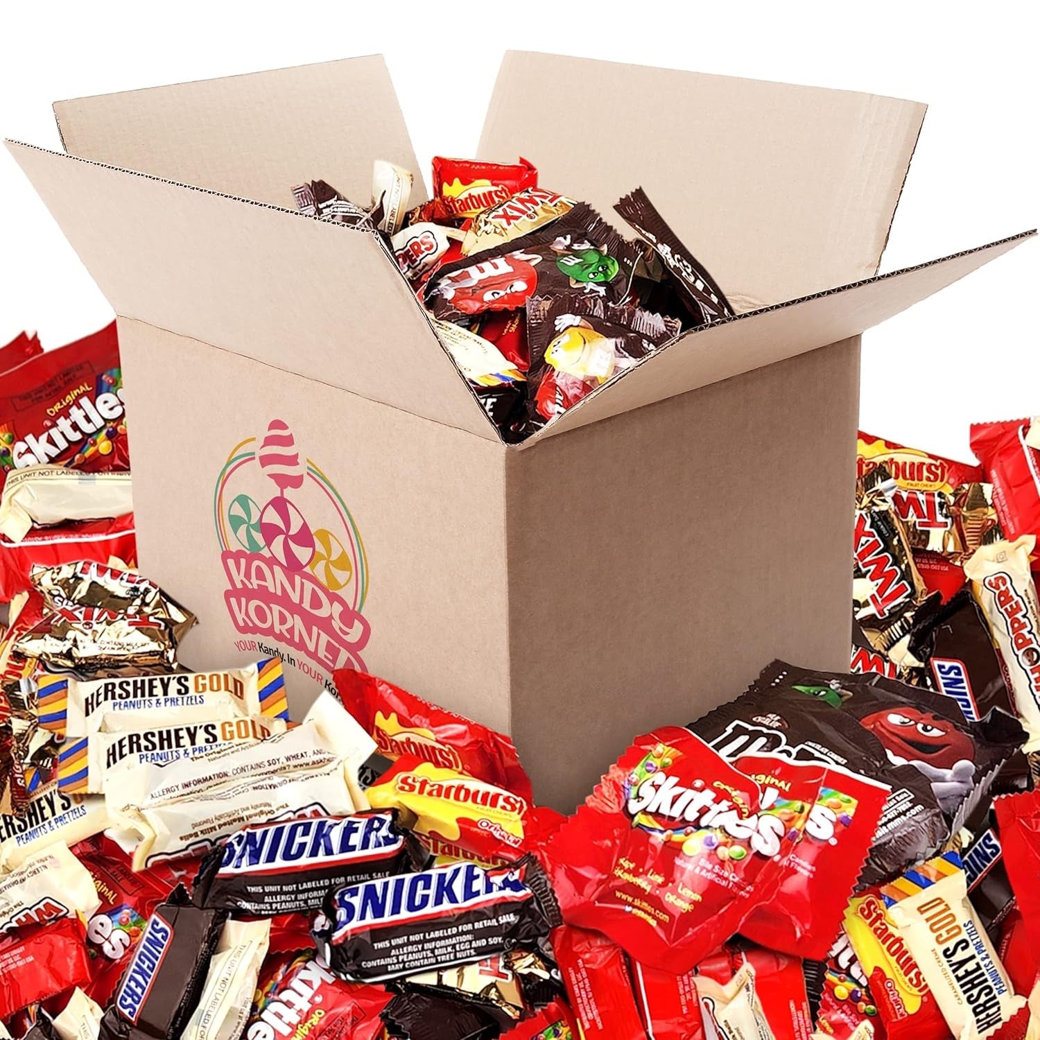 Chocolate Mix Bulk – 5Lb of Chocolate Candy – Bulk Candy Individually Wrapped Chocolate Treats – Hershey’S Gold, Twix, M&M, Skittles, Starburst, Snickers, Whoppers, Assorted Candy for Holidays, Christmas, Birthdays