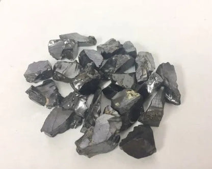 1 Elite Shungite Specimen Silver Noble Shungite Rough Stone Crystal Reiki.