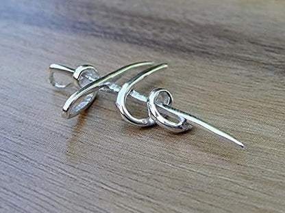 SALE! Cross Sterling Silver 925 Pendant Minimalistic Design Religious Unisex Jewelry