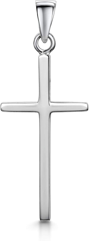 Unisex 925 Sterling Silver Cross Pendant