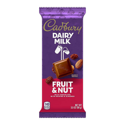 DAIRY MILK Fruit & Nut Milk Chocolate Candy Bar, 3.5 Oz