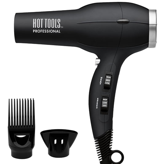 Pro Artist 1875W Turbo Ionic Dryer | Smooth, Frizz Free Blowouts (Black)